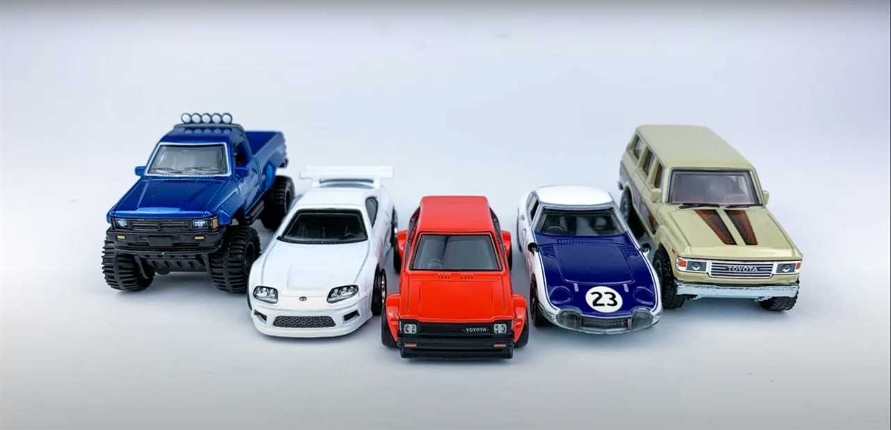 hot wheels car culture toyota set