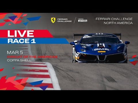 Ferrari Challenge North America Coppa Shell – COTA, Race 1