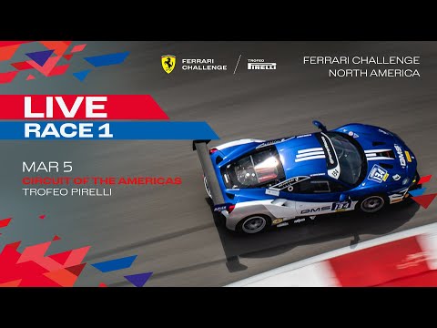 Ferrari Challenge North America Trofeo Pirelli – COTA, Race 1