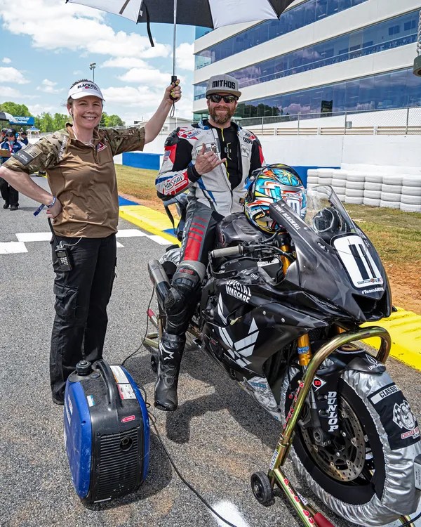 Tony Blackall Strolls The Walk ... All The Way To Roadway America-- MotoAmerica