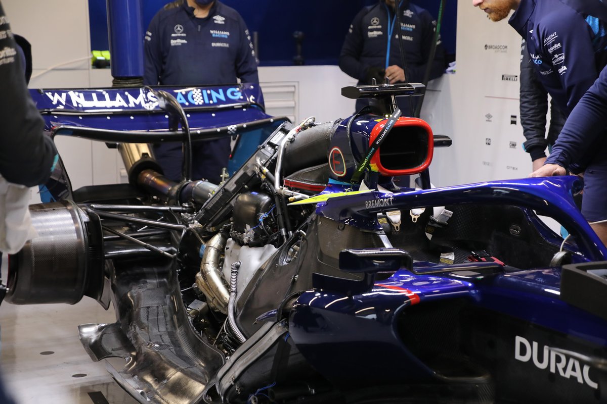 Williams FW44 engine detail