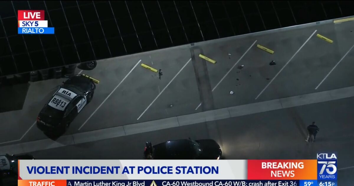 Rialto police shoot man who followed officer with rifle, officials say