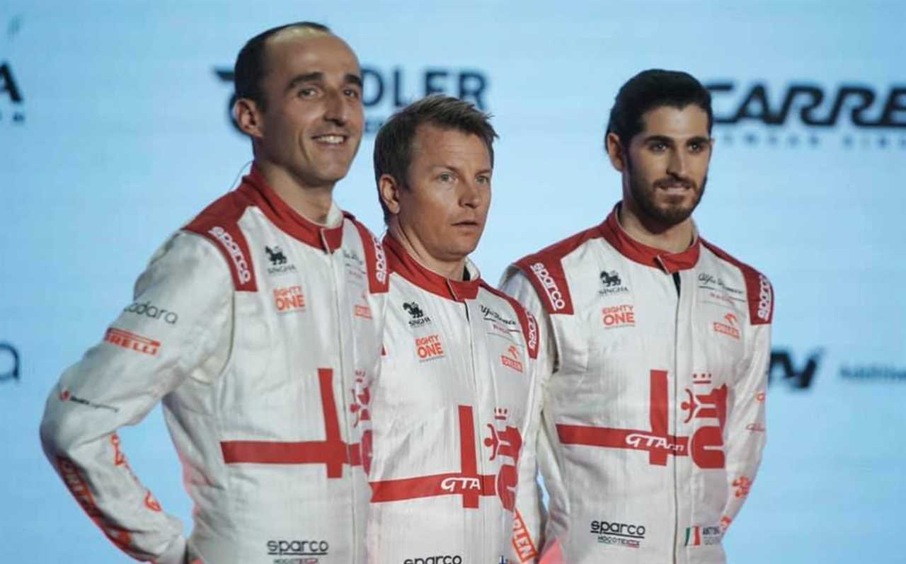 Alfa Romeo F1-Teams 2021: Kimi Räikkönen und Antonio Giovinazzi sowie Reservefahrer Robert Kubica