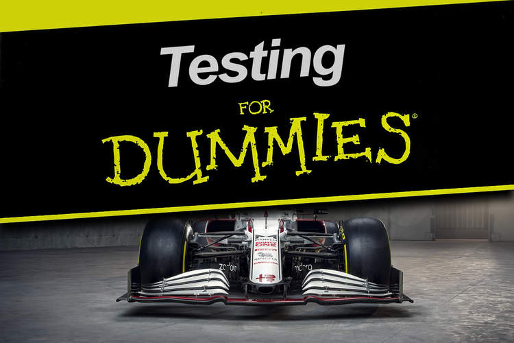 Alfa Romeo F1 testing for dummies