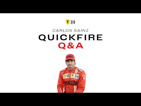 Quickfire Q&A - Carlos Sainz