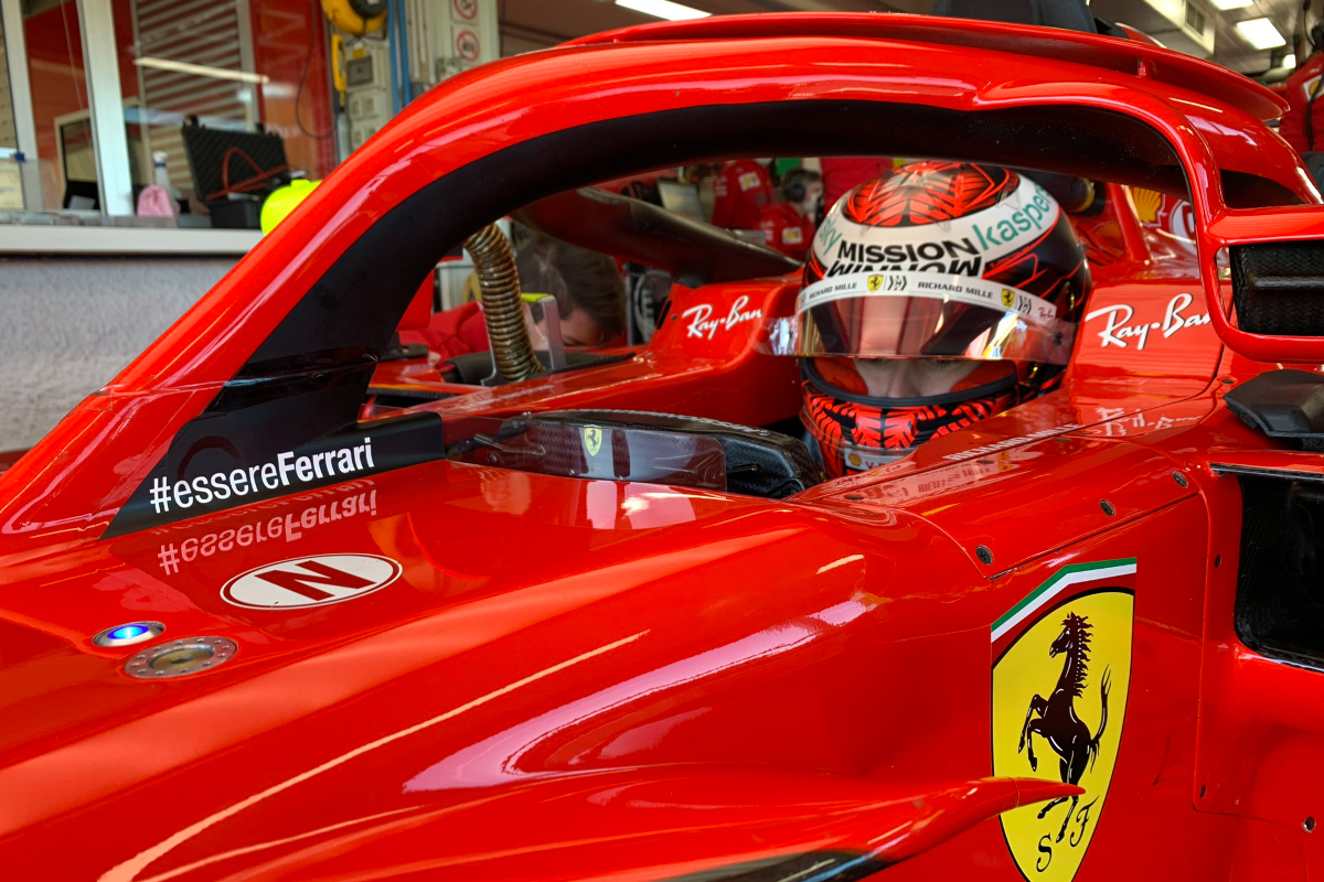 Armstrong and Shwartzman test the 2018 Ferrari F1 at Fiorano