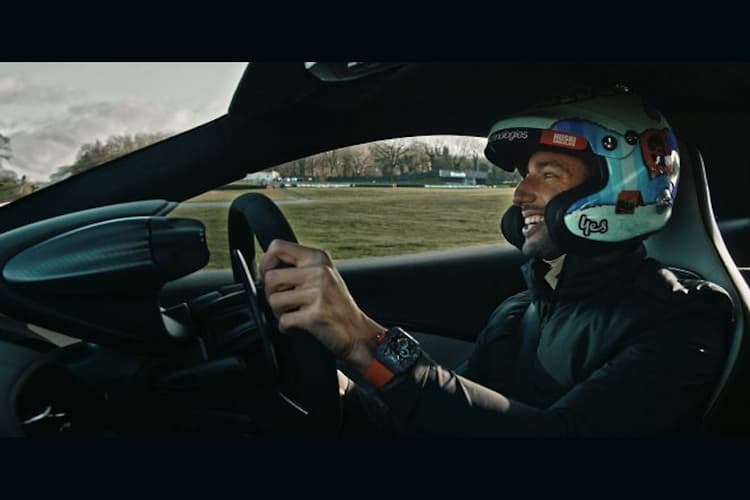 WATCH: Daniel Ricciardo drifts the McLaren Artura