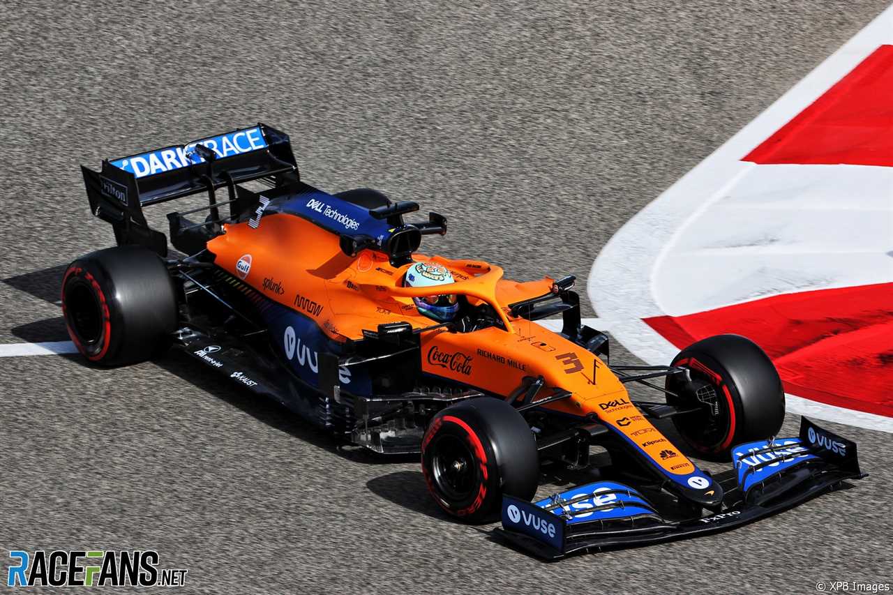 Daniel Ricciardo, McLaren, Bahrain International Circuit, 2021