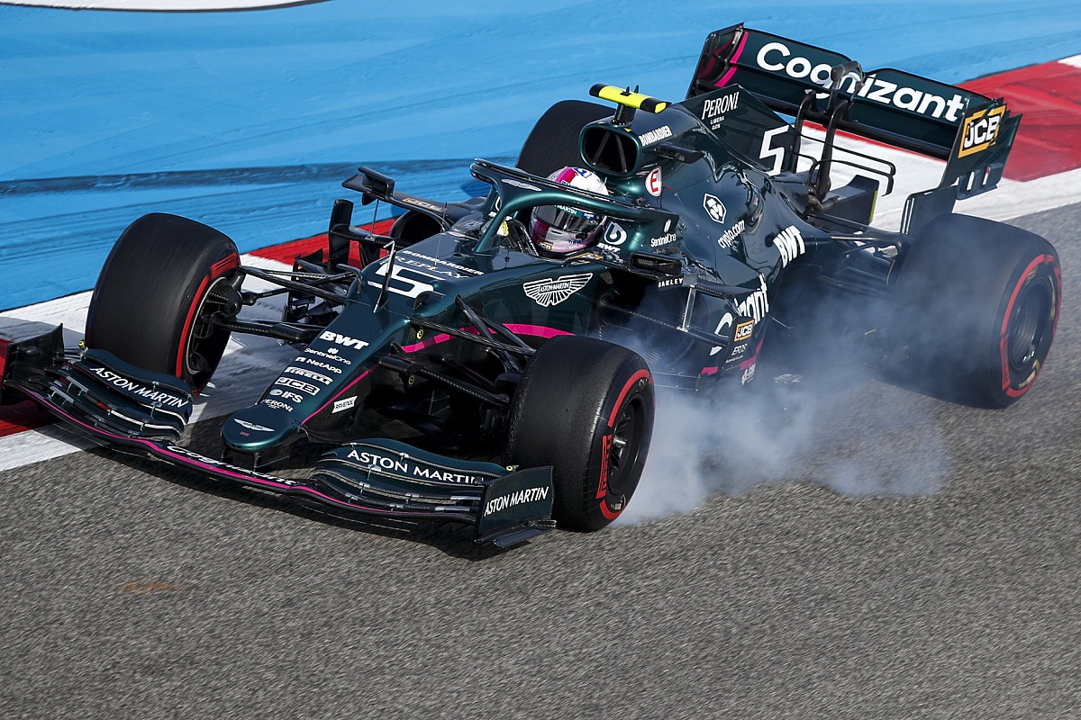 Sebastian Vettel “not at home” in the Aston Martin F1 car