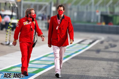 Gino Rosato, John Elkann, Ferrari, Imola, 2020