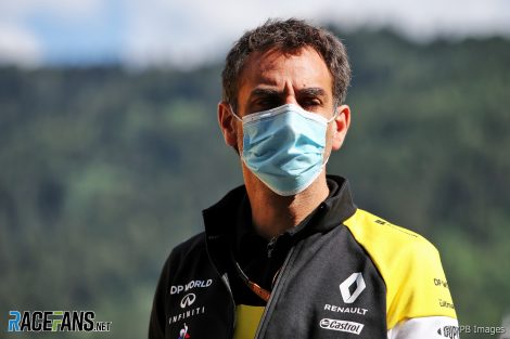 Cyril Abiteboul, Renault, Red Bull Ring, 2020