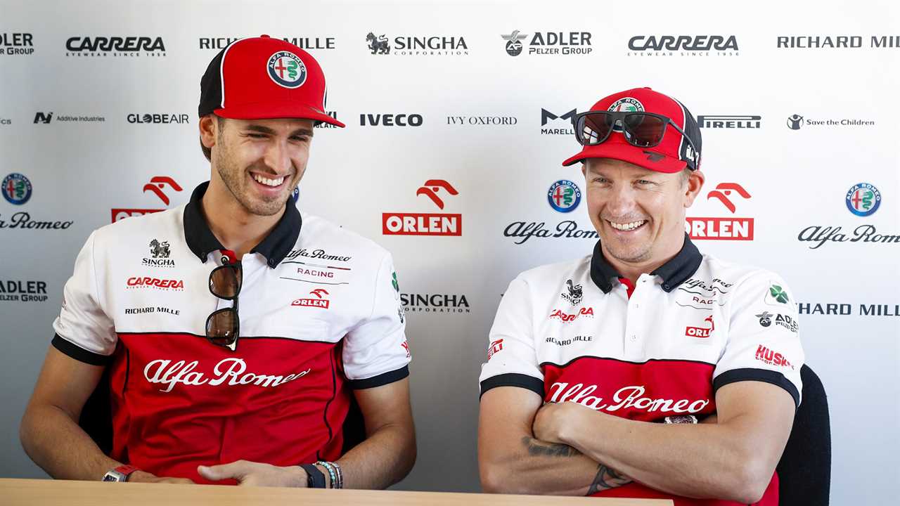 Kimi Raikkonen and Antonio Giovinazzi will both stay with Alfa Romeo F1 in 2021