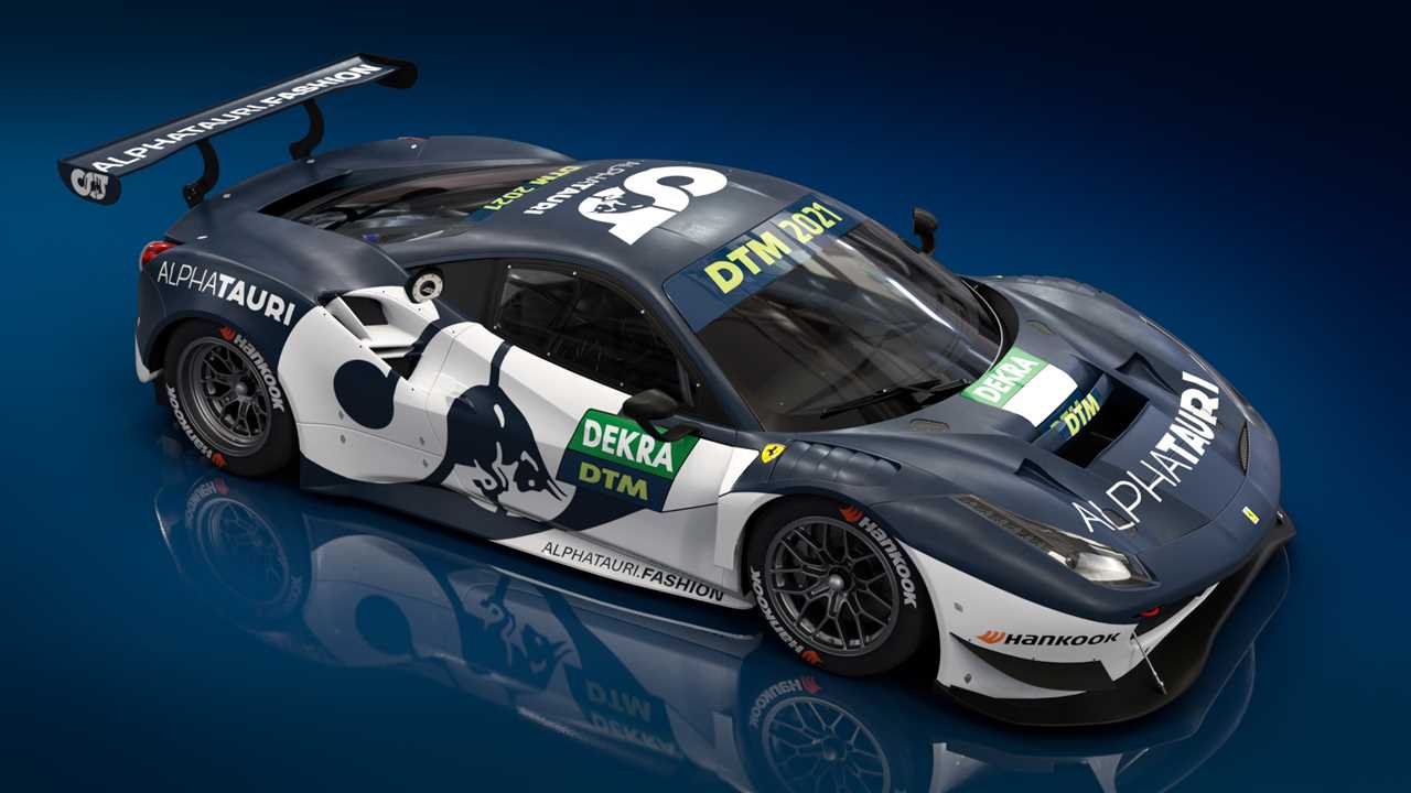 Red Bull reveals livery for Alex Albon's Ferrari DTM debut