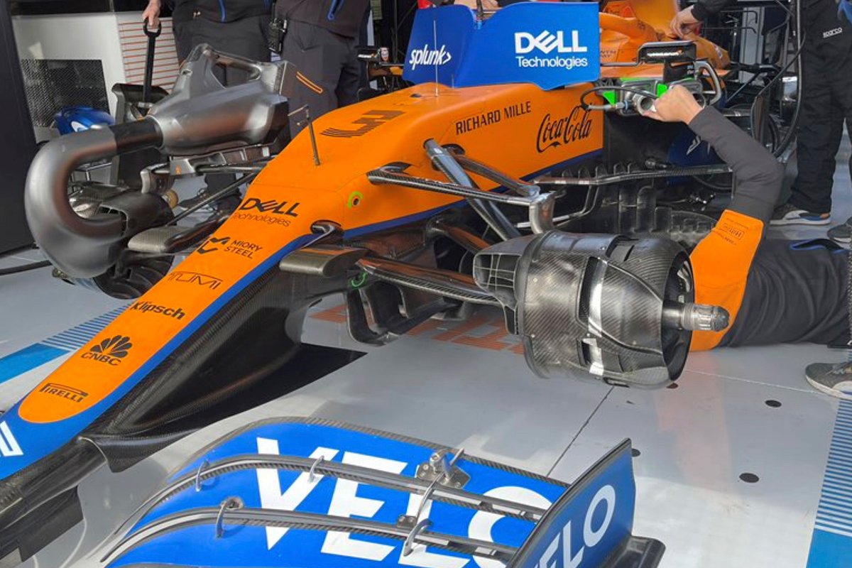 McLaren MCL35M front brake duct
