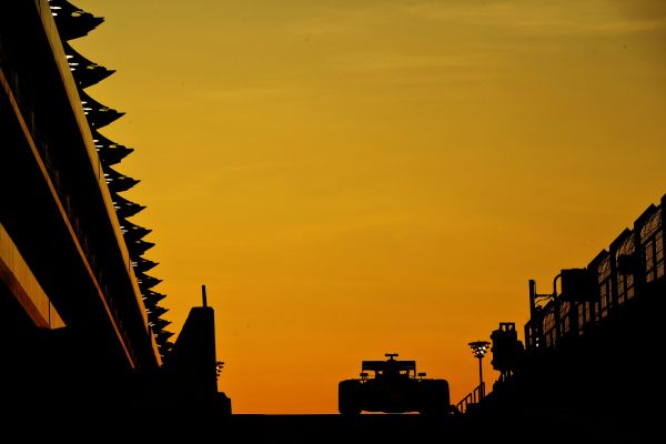 Aston Martin Red Bull Racing Abu Dhabi test with Vips and Buemi