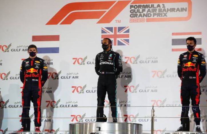 Aston Martin Red Bull Racing F1 Bahrain Grand-Prix race – double podium