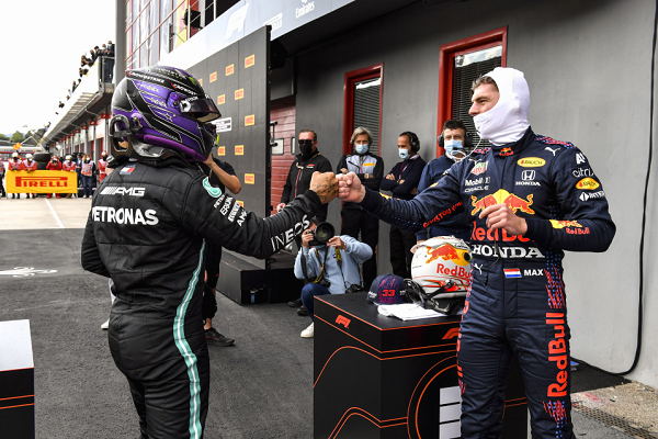 Lewis takes pole position for the Mercedes AMG Petronas F1 Team in Imola