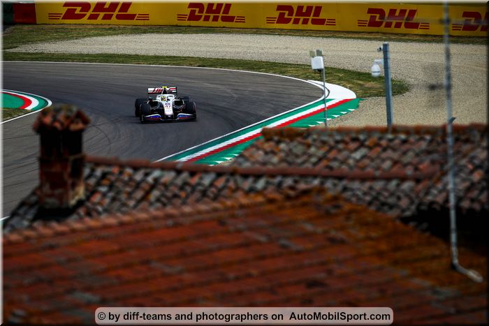 Uralkali Haas F1 Imola Grand Prix race - An eventfull race