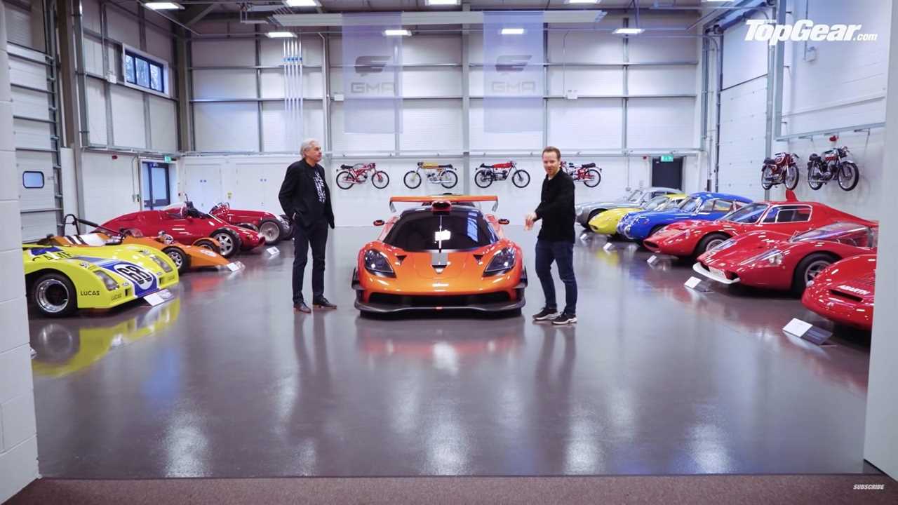 Gordon Murray, the man behind the McLaren F1, has an amazing garage