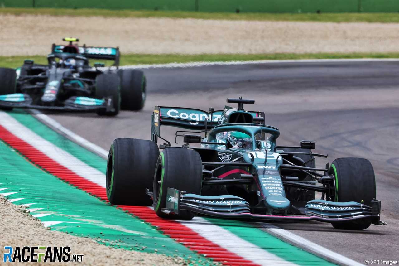 Lance Stroll, Aston Martin, Imola, 2021