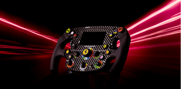 Thrustmaster unveils a sim racing replica of the Ferrari SF1000 wheel
