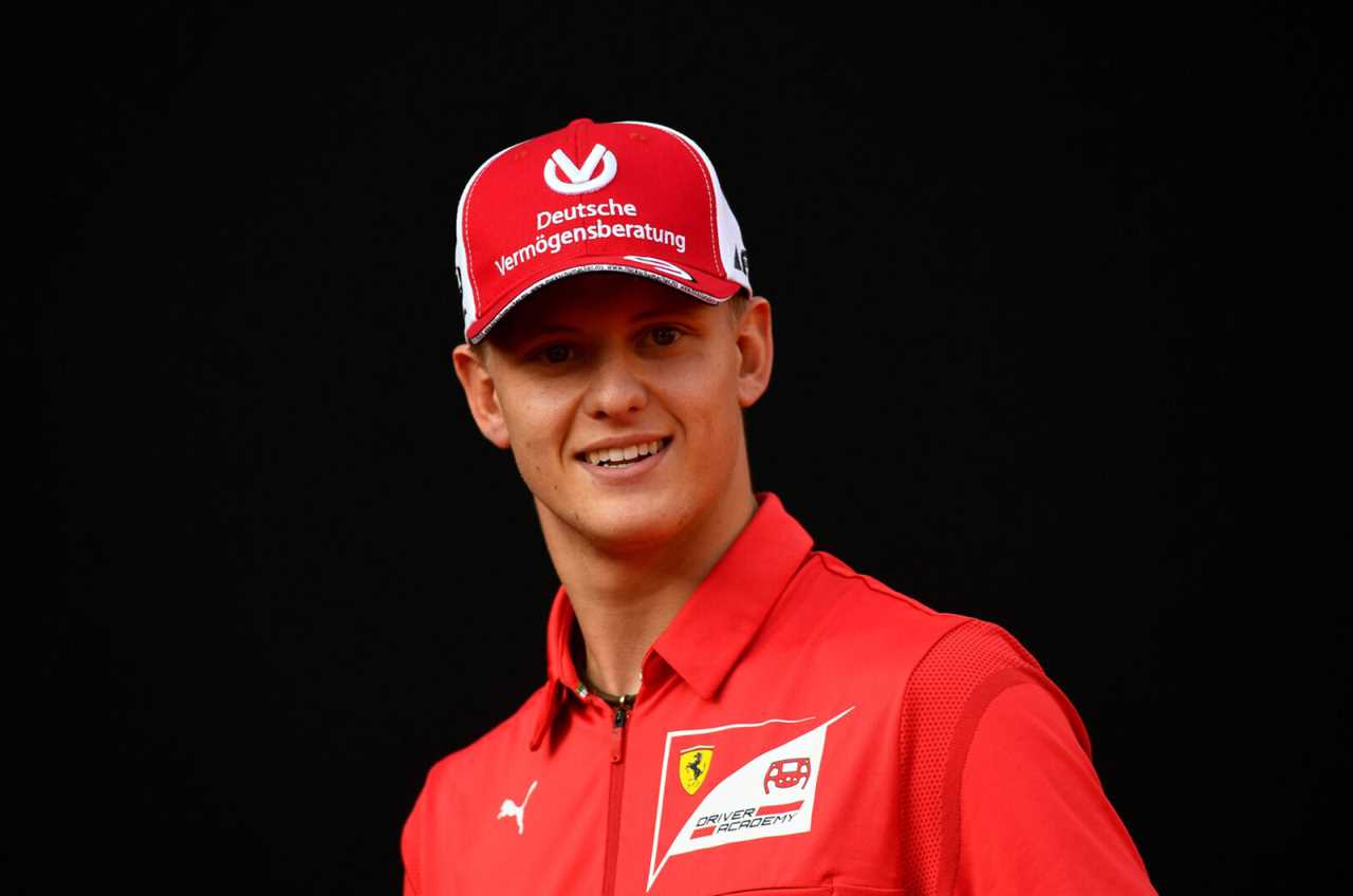 Mick Schumacher completes Alfa Romeo Seat Fit before the debut of the Eifel GP F1