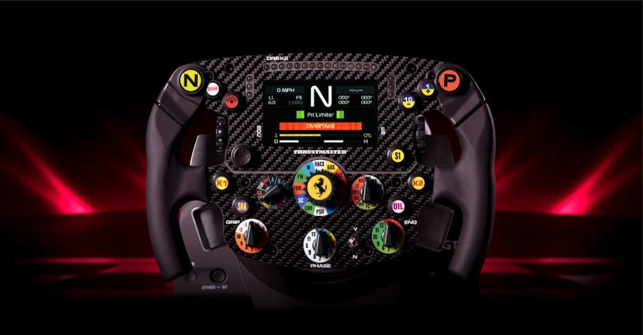 Thrustmaster's new sim racing bike is a replica straight out of Ferrari's F1 car