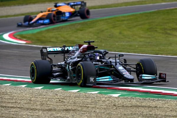 Mercedes AMG Petronas F1 Imola Grand Prix race – Lewis completes impressive recovery drive to claim P2