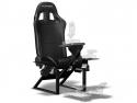 Playseat Air Force flight simulator seat that folds up compactly