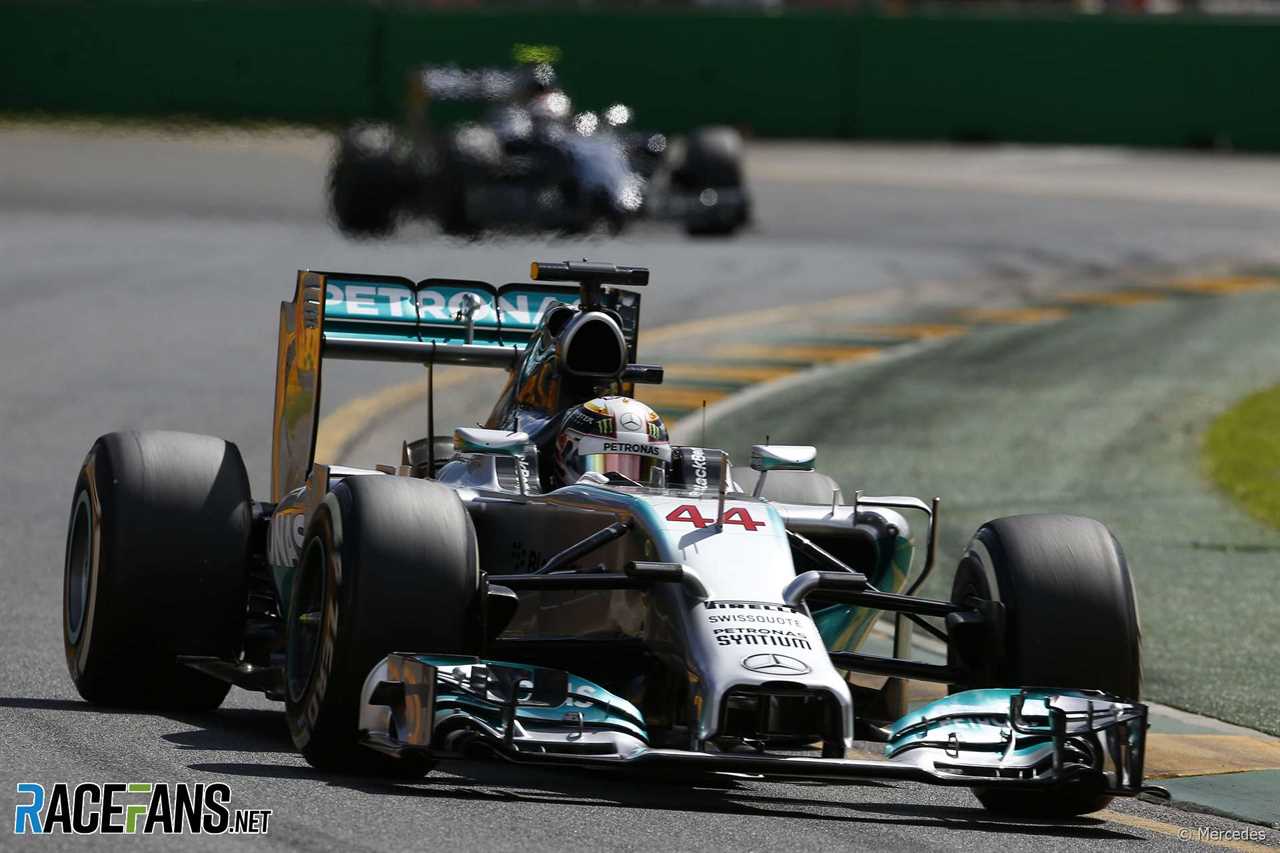 Lewis Hamilton, Mercedes, Melbourne, 2014