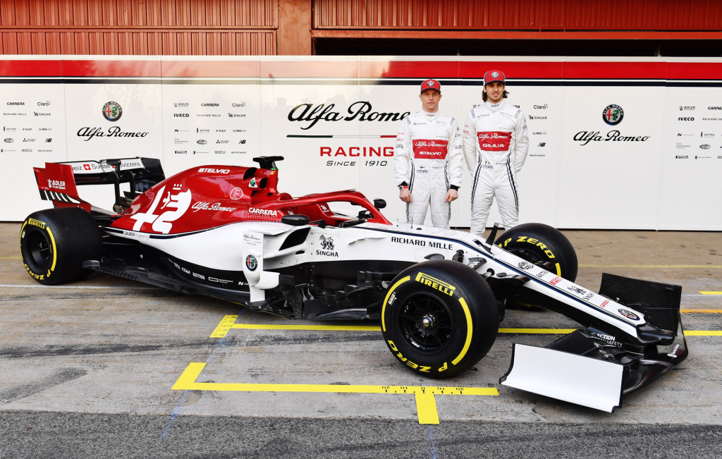 2019 Alfa Romeo C38 Formula 1 racing car