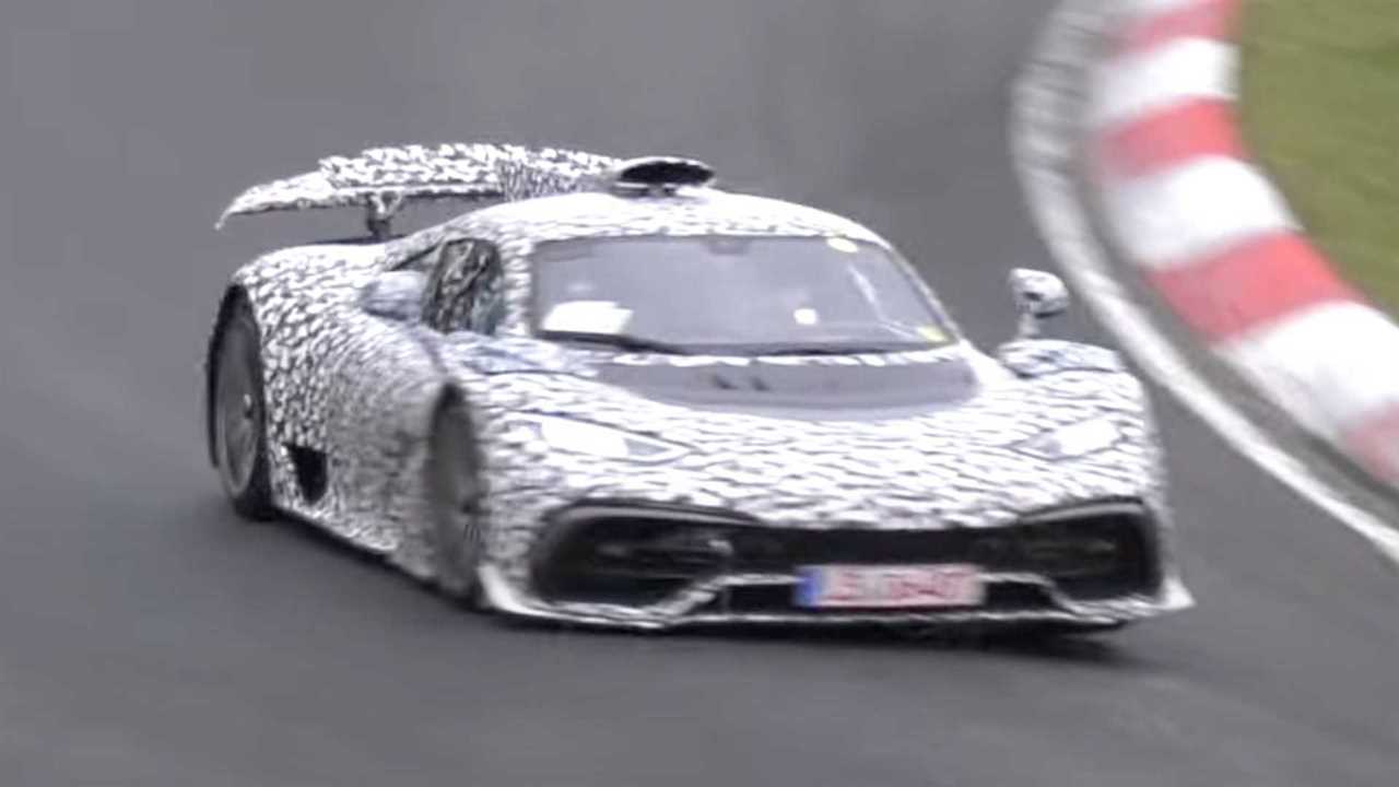 Watch the Mercedes-AMG One Attack Corners Of Nurburgring In Spy video