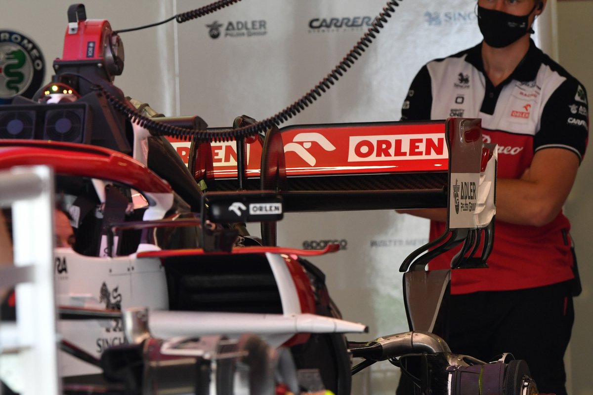 Alfa Romeo C41 rear wing detail