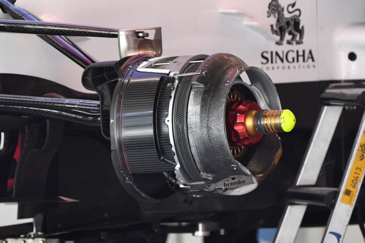 Alfa Romeo C41 front brake duct detail