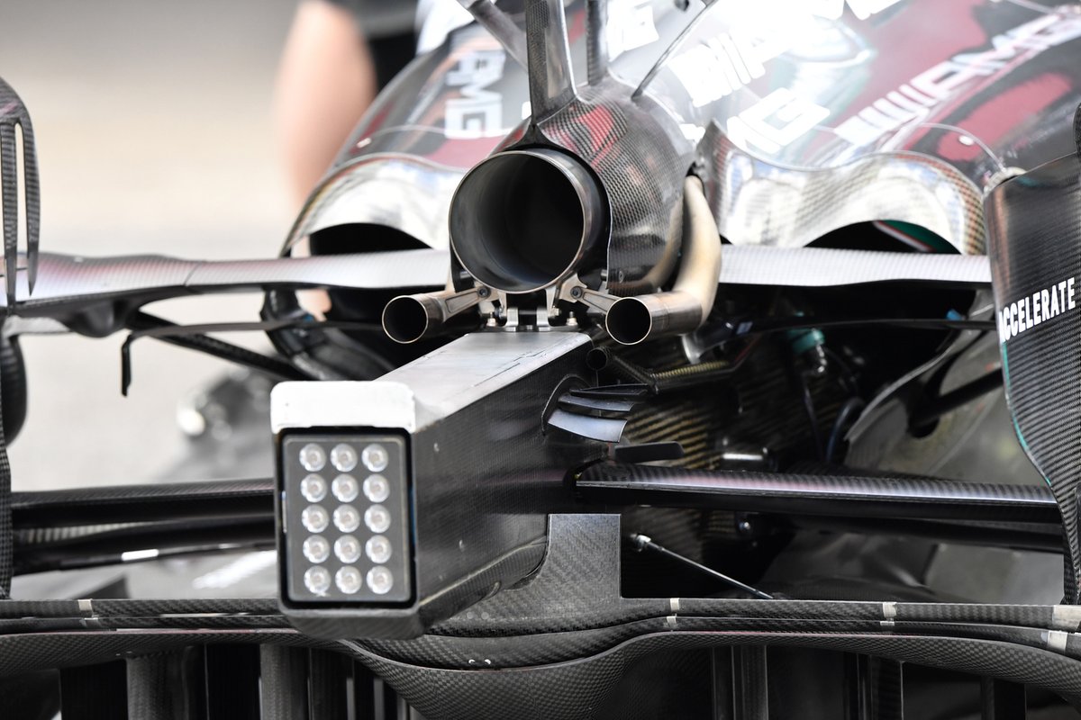 Mercedes W12 rear detail