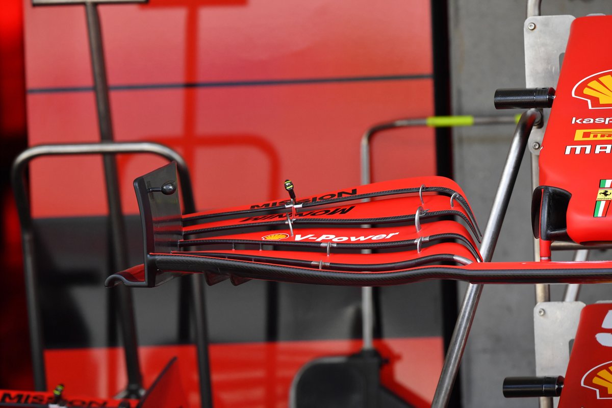 Ferrari SF21 front wing detail