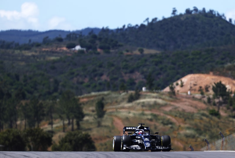 "Today was the first time I drove the track here in Portugal and I really enjoyed it" - Yuki Tsunoda