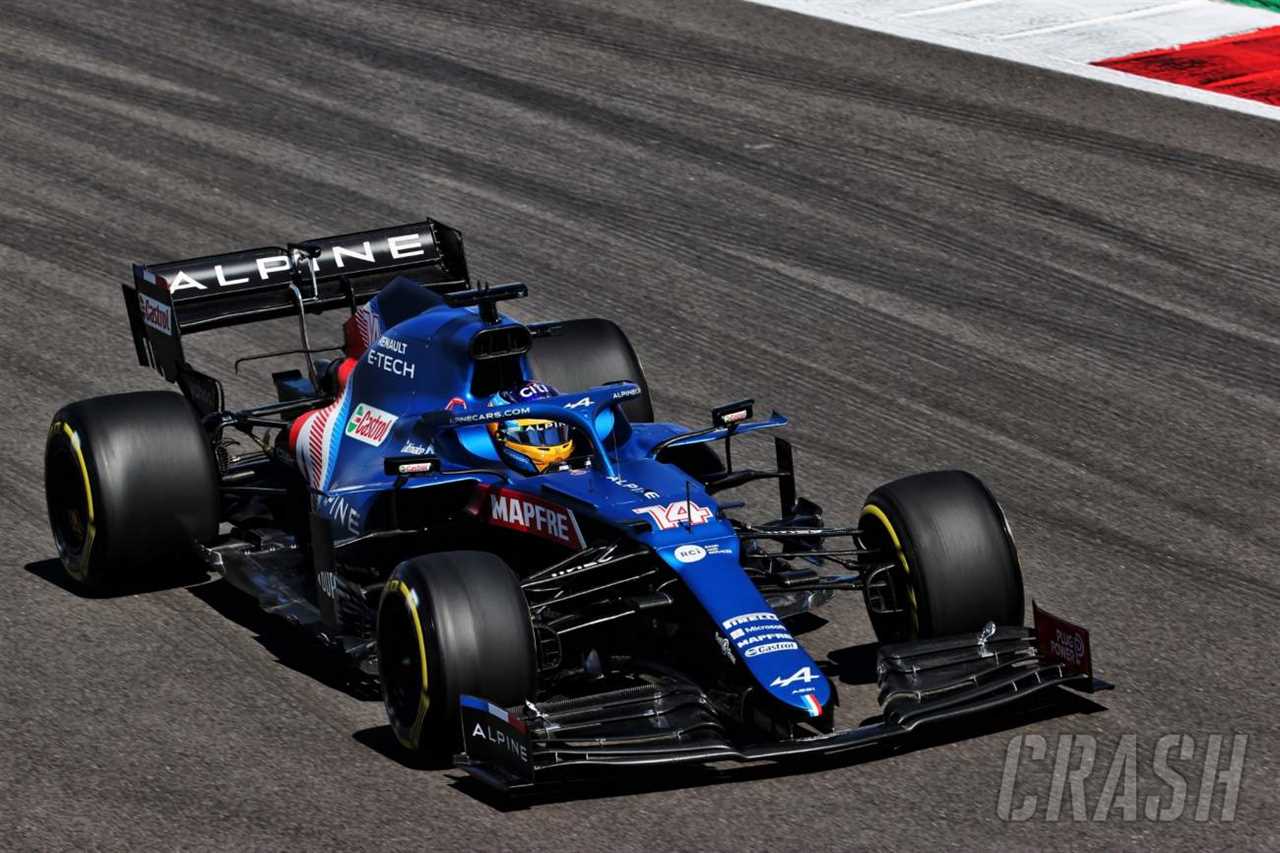 Since returning to F1, Alonso has had the "most pleasant" day so far with Alpine
