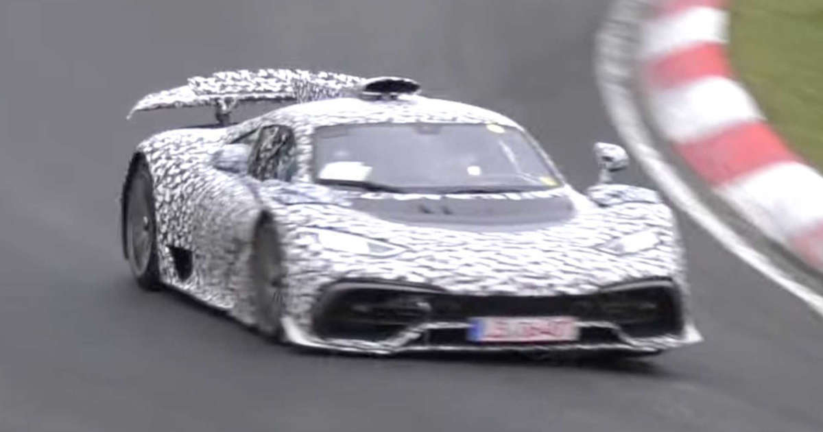 Watch Mercedes-AMG One attack corners of the Nürburgring in the spy video