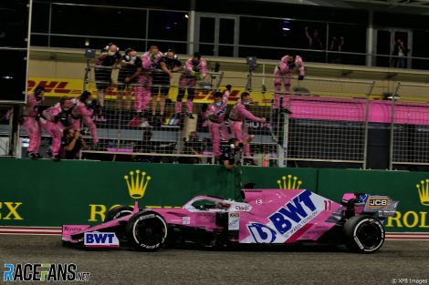 Sergio Perez, Rennpunkt, Bahrain International Circuit, 2020