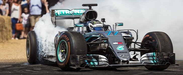Several Formula 1 teams take part in the Goodwood Festival of Speed 2021