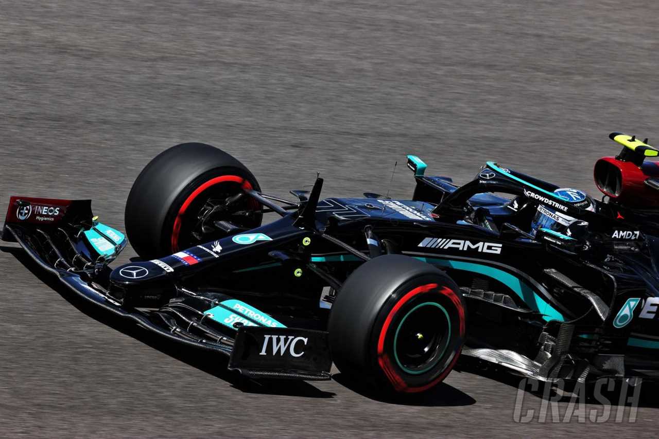 Bottas contests Mercedes team-mate Hamilton the 100th F1 pole in Portugal