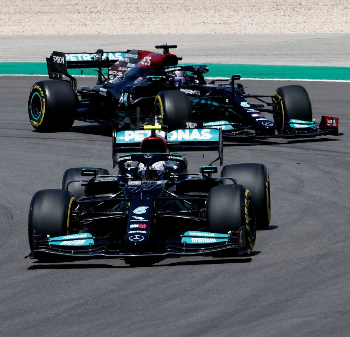 Reports: Lewis Hamilton beat Bottas at Portimao with the Mercedes F1 car setup