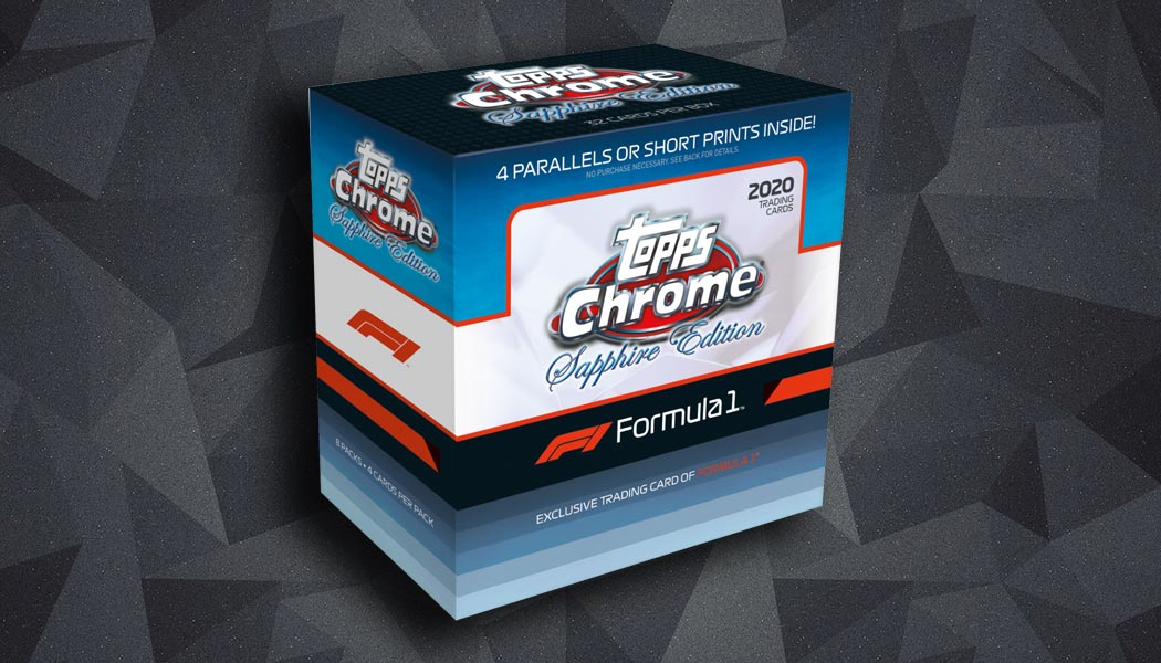 2020 Topps Chrome Sapphire Formula 1 Checklist, F1 Hobby Box Info