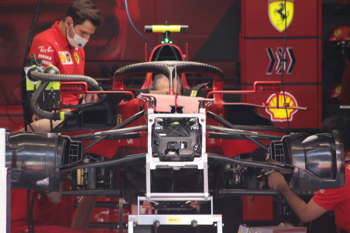 Ferrari SF21 front detail