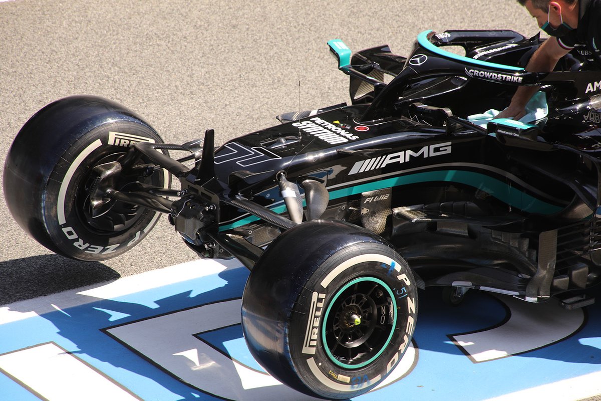 Mercedes W12 front detail