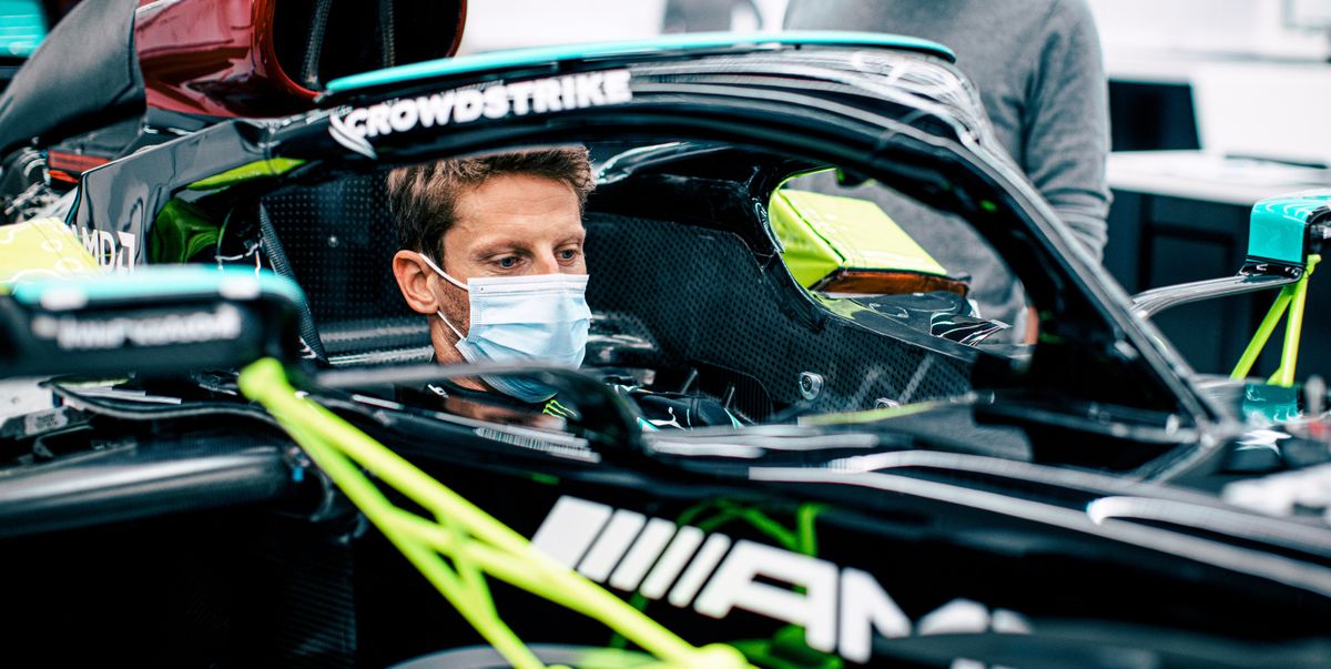 Romain Grosjean will test a Mercedes F1 car after the French GP