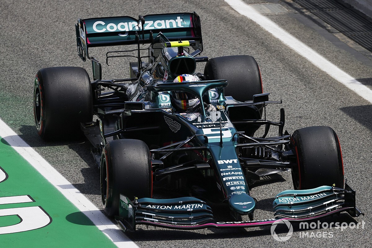 Vettel "more at home" with Aston Martin car after upgrades