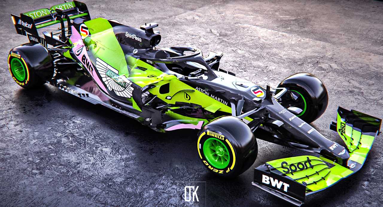Could the Aston Martin F1 car look like this?