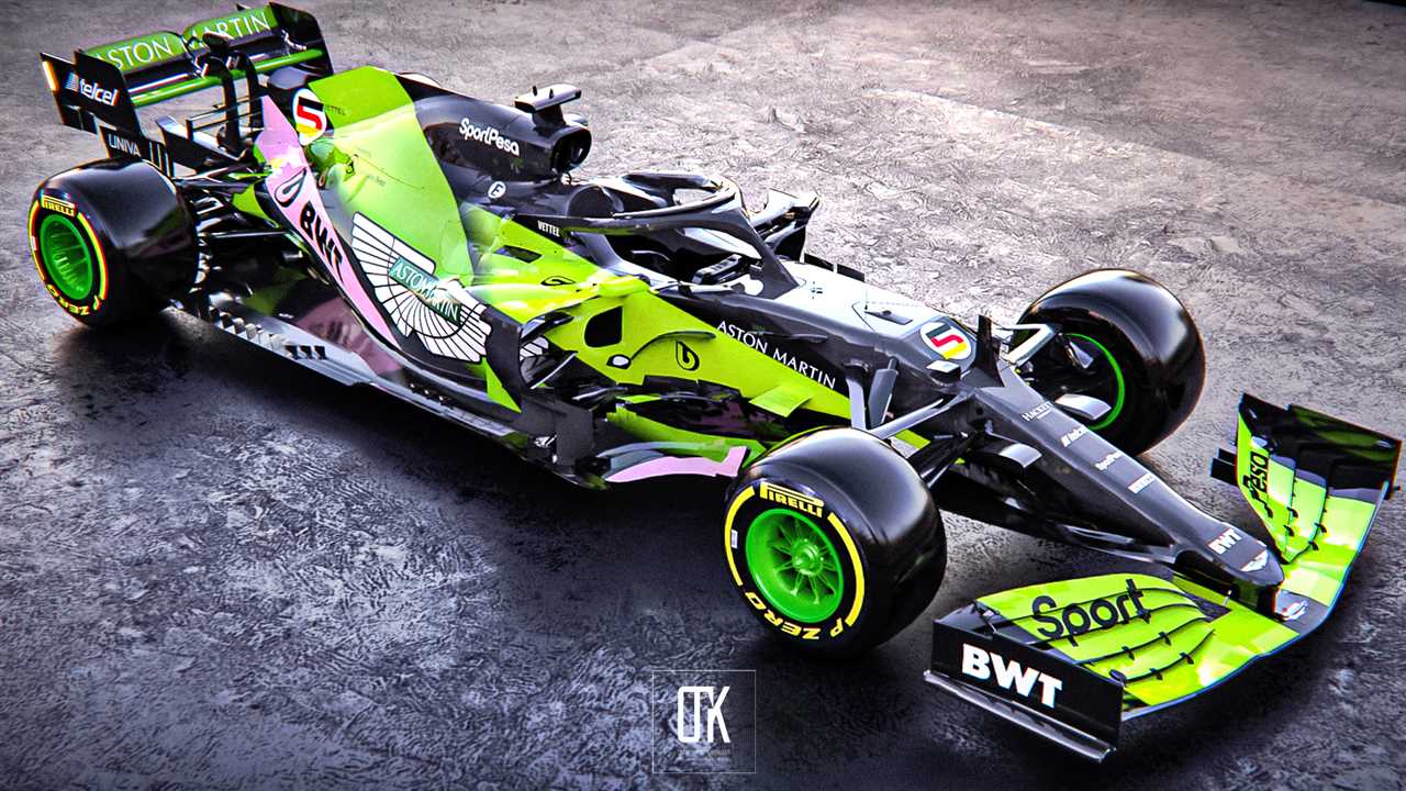 Could the Aston Martin F1 car look like this?